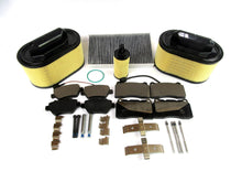 Load image into Gallery viewer, Maserati Ghibli Base front rear brake pads air cabin oil filter 508