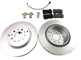 Maserati Quattroporte rear brake pads rotors set TopEuro #248