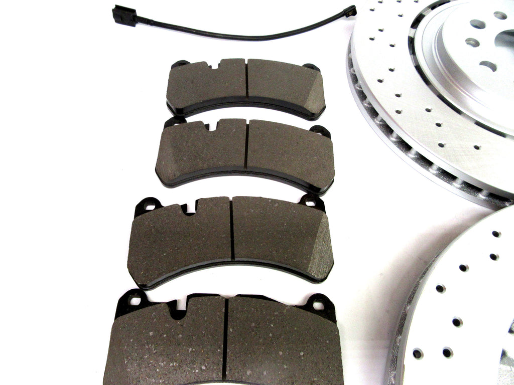 Maserati Ghibli Quattroporte 2014-16 front rear brake pads & rotors 519