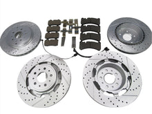 Load image into Gallery viewer, Maserati GranTurismo Gt front rear brake pads and rotors set TopEuro #344