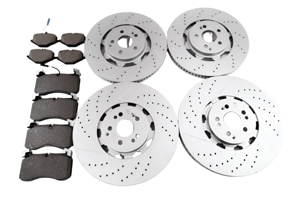 Mercedes Gle63 Gls63 Amg front rear brake pads & rotors TopEuro #1617