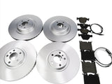 Rolls Royce Ghost 2012-2019 front rear brake pads rotors TopEuro #629