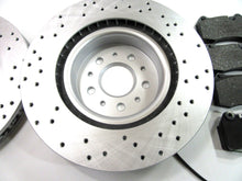 Load image into Gallery viewer, Maserati Quattroporte front brake pads &amp; drilled rotors 256