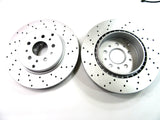 Maserati Quattroporte Granturismo rear brake rotor 2 pieces TopEuro #261