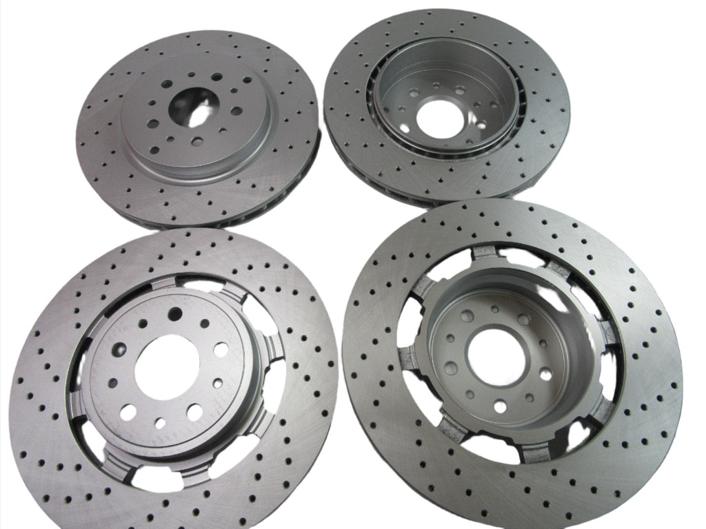 Maserati GranTurismo Gt front & rear brake rotors TopEuro #264 PREMIUM QUALITY