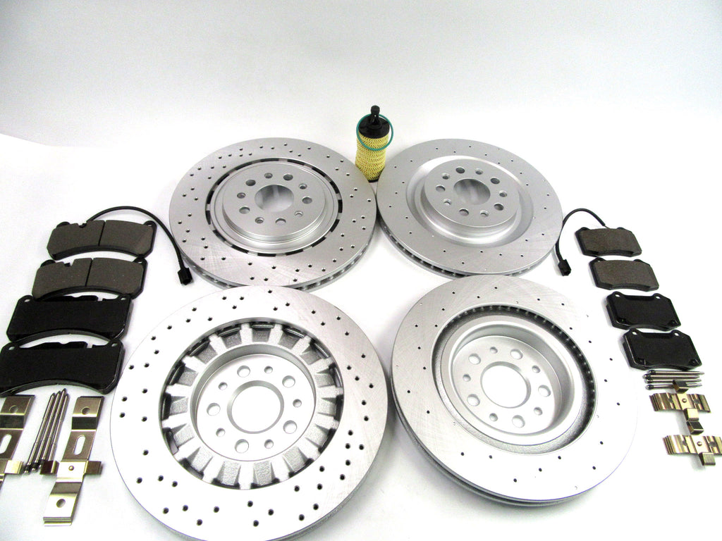 Maserati Ghibli Quattroporte front rear brake pads & rotors oil filter 529