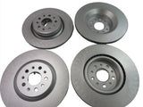 Maserati Levante front rear brake rotors set 4pcs TopEuro #270 PREMIUM