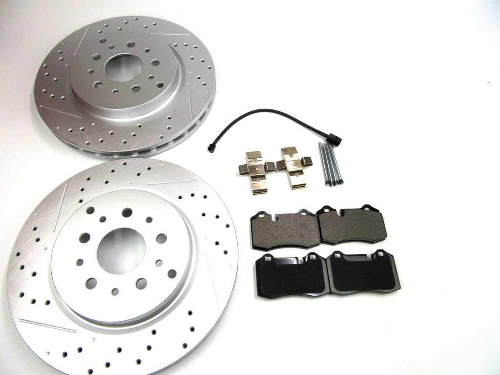 Maserati Gran Turismo Gt rear brake pads rotors low dust 326