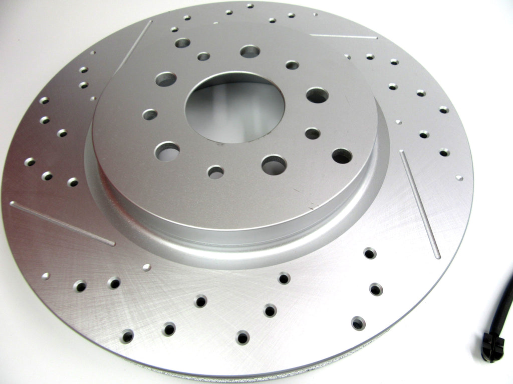 Maserati Gran Turismo Gt rear brake pads rotors low dust 326