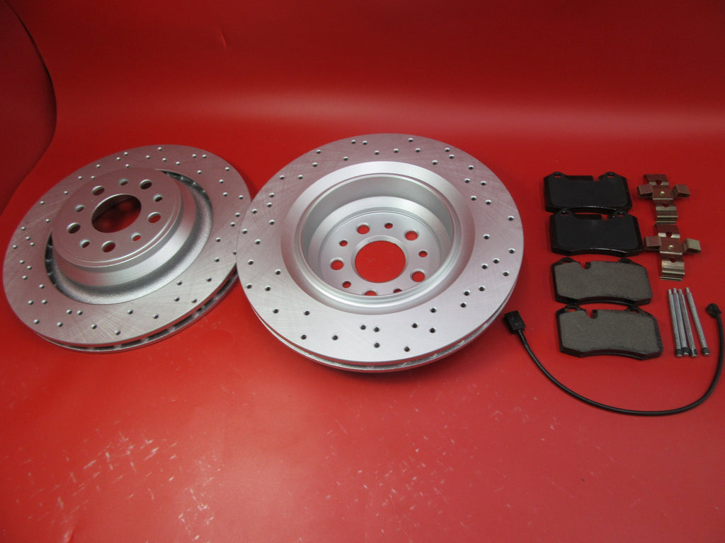 Maserati Ghibli Quattroporte rear brake pads & rotors TopEuro #495