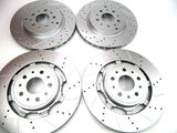 Maserati Gran Turismo Gt front rear brake rotors set 4pcs TopEuro #323