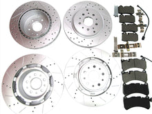 Load image into Gallery viewer, Maserati Gran Turismo Gt front rear brake pads rotors set TopEuro #322