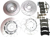 Maserati Gran Turismo Gt front rear brake pads rotors set TopEuro #322