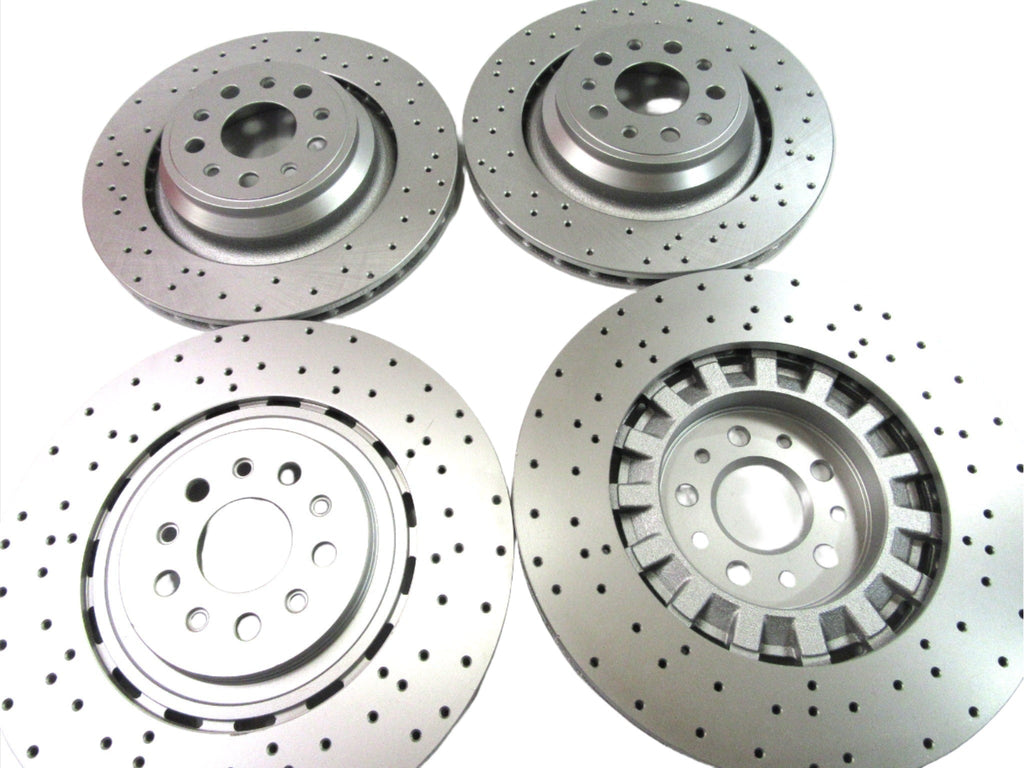 Maserati Quattroporte GTS front rear brake rotors set 4pcs PREMIUM QUALITY #277