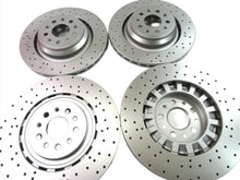 Load image into Gallery viewer, Maserati Quattroporte GTS front rear brake rotors set 4pcs PREMIUM QUALITY #277