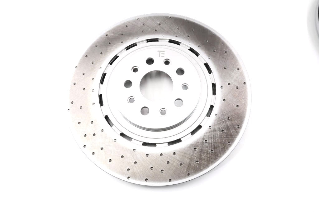 Maserati Levante S Trofeo front brake disc dimpled rotors TopEuro #1566