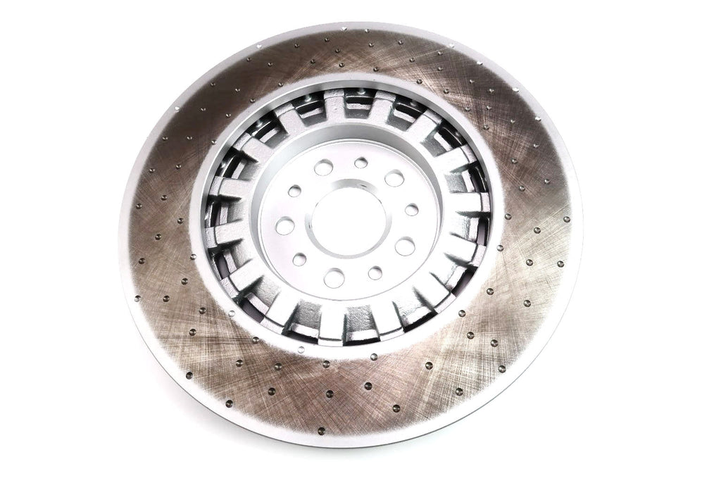 Maserati Levante S Trofeo front rear brake disc dimpled rotors TopEuro #1564