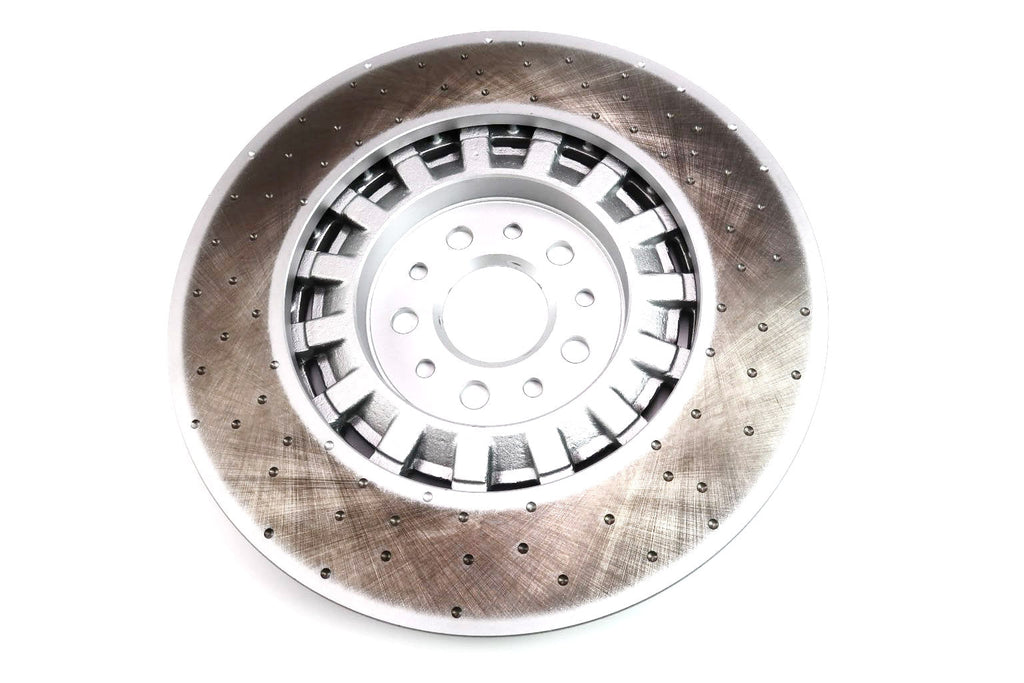 Maserati Levante S Trofeo front brake disc dimpled rotors TopEuro #1566