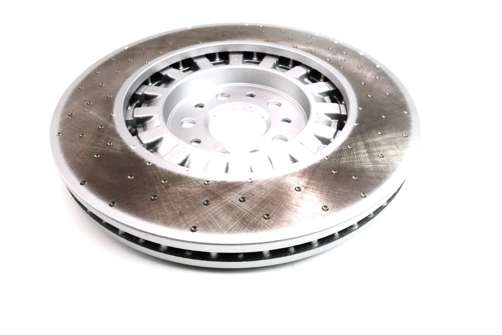 Maserati Levante S Trofeo front rear brake disc dimpled rotors TopEuro #1564