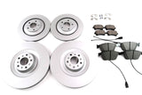 Bentley Gt GTc Flying Spur front rear brake pads & rotors LOW DUST #1600