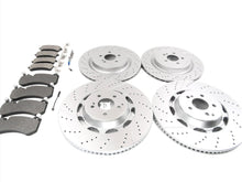 Load image into Gallery viewer, Mercedes Benz C63s C63 Amg front rear brake pads &amp; rotors TopEuro #1616