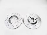 Mercedes S class S550 front brake rotors TopEuro #668