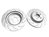 Mercedes S class S550 rear brake rotors TopEuro #674