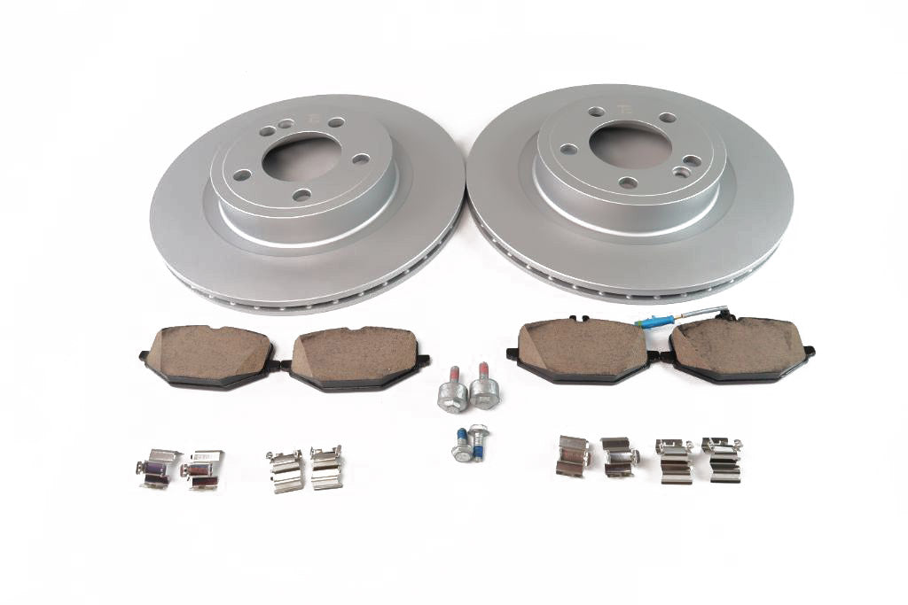 Mercedes G wagon G550 G500 rear brake pads & rotors TopEuro #1707