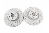 Mercedes C63 Amg front brake disc rotors 2pcs TopEuro #1928