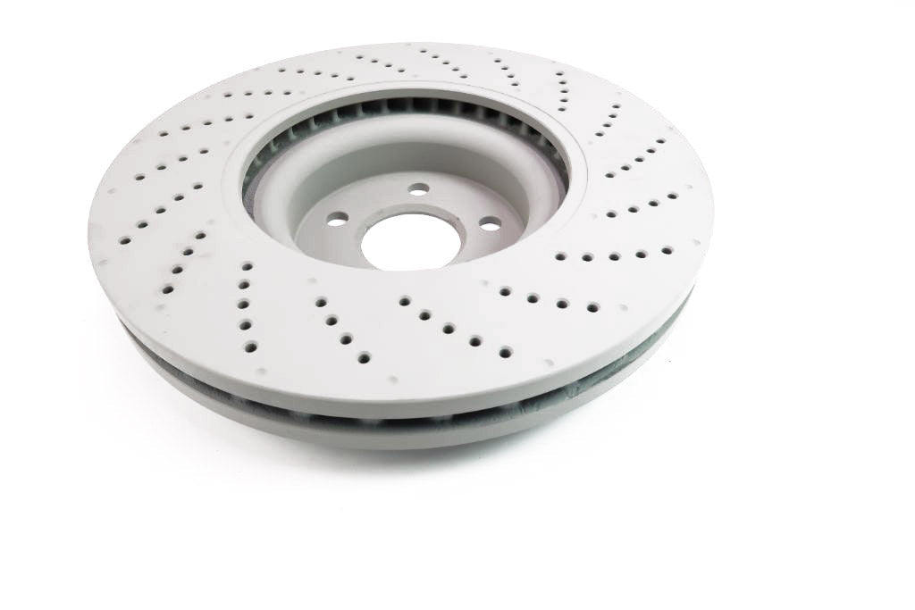 Mercedes C63 Amg front brake disc rotor 1pc TopEuro #1929