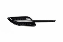 Load image into Gallery viewer, Bentley Continental Gt Gtc black left fender air vent grill 1pc #1856