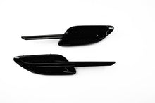 Load image into Gallery viewer, Bentley Continental Gt Gtc black left right fender air vent grill 2pcs #1873