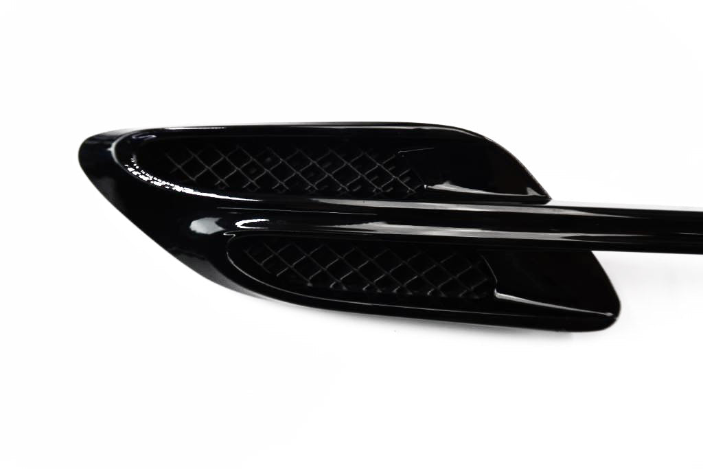 Bentley Continental Gt Gtc black left right fender air vent grill 2pcs #1873