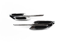 Load image into Gallery viewer, Bentley Continental Gt Gtc chrome left right fender air vent grill 2pcs #1876