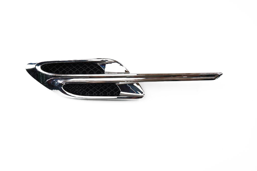 Bentley Continental Gt Gtc chrome left fender air vent grill 1PC #1853