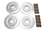 Ferrari F430 front rear brake pads & rotors #1800