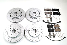 Load image into Gallery viewer, Maserati GranTurismo Gran Turismo Gt front rear brake pads rotors TopEuro #1803