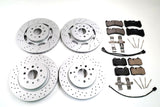 Maserati GranTurismo Gran Turismo Gt front rear brake pads rotors TopEuro #1803