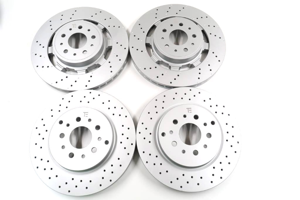 Maserati GranTurismo Gran Turismo Gt front rear brake disc rotors TopEuro #1804