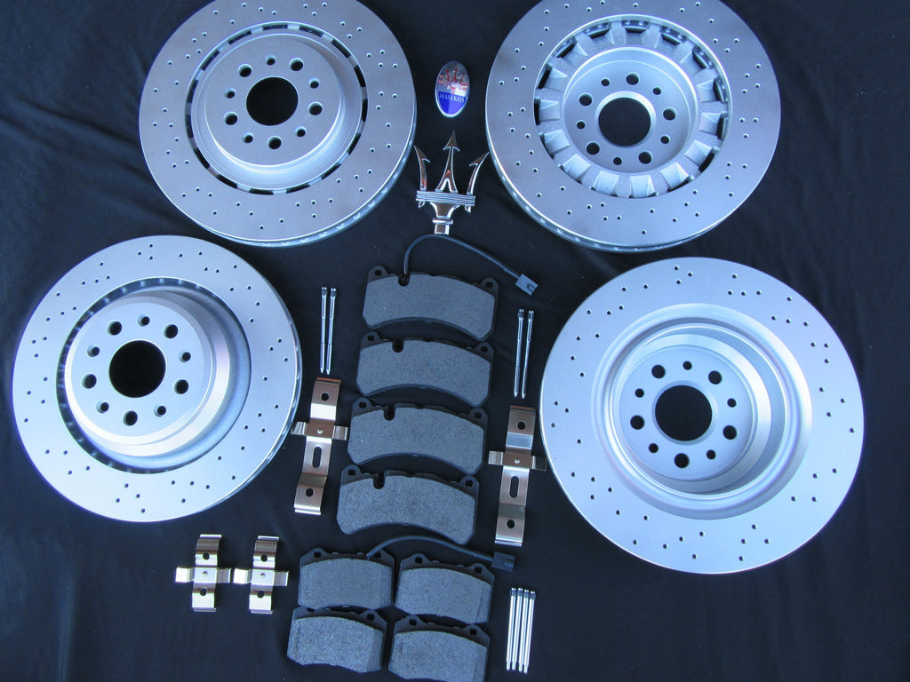 Maserati Ghibli Quattroporte SQ4  Front  Rear  Brake Pads and Rotors TopEuro #1512