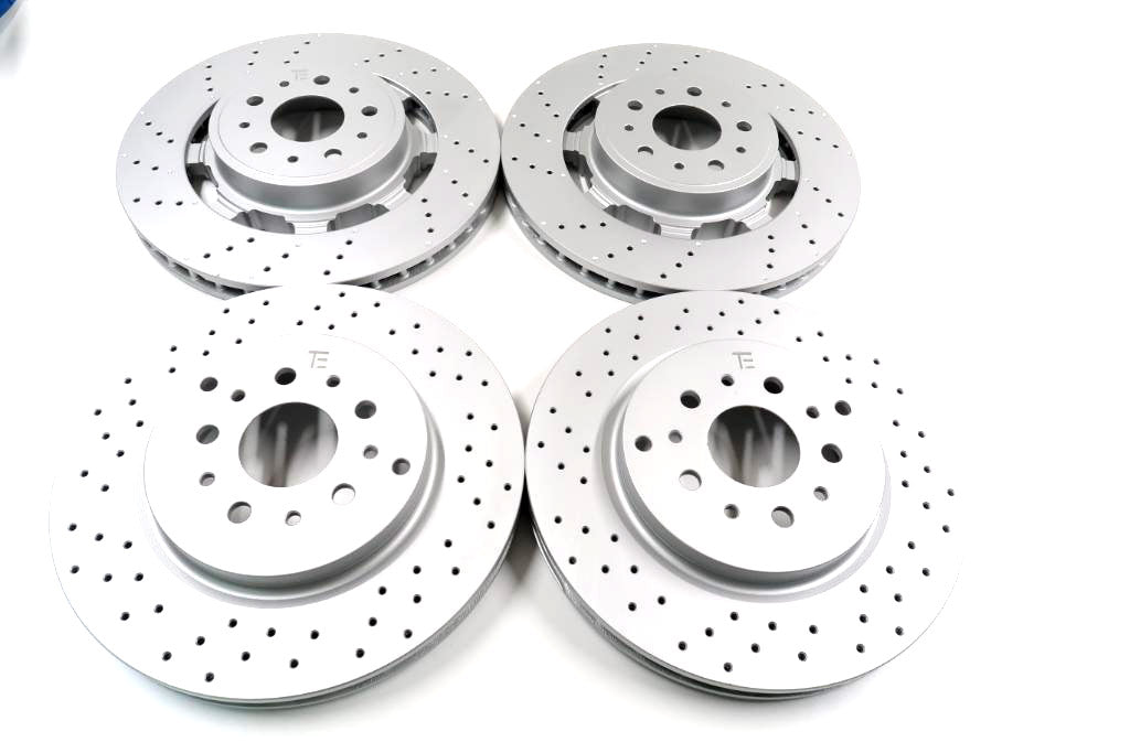 Maserati GranTurismo Gran Turismo Gt front rear brake disc rotors TopEuro #1804