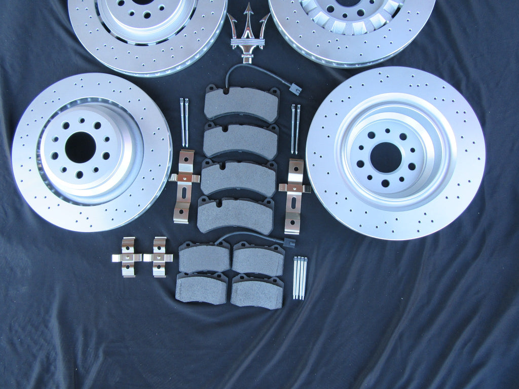 Maserati Ghibli Quattroporte SQ4  Front  Rear  Brake Pads and Rotors TopEuro #1512