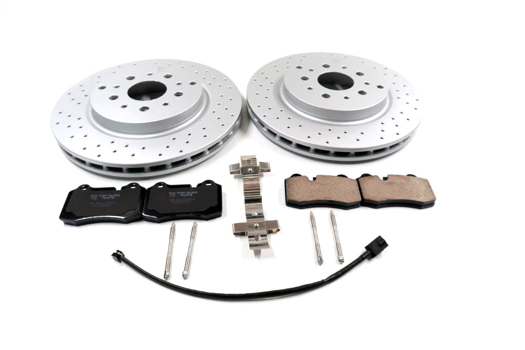 Maserati GranTurismo Gran Turismo Gt rear brake pads rotors TopEuro #1808