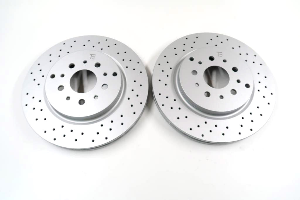 Maserati GranTurismo Gran Turismo Gt rear brake disc rotors TopEuro #1809