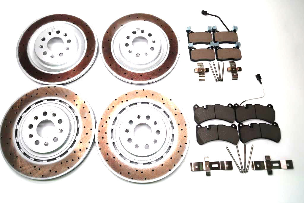 Maserati Ghibli Modena Quattroporte front rear brake pads & rotors 2022 24 #1726