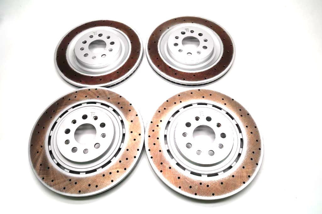 Maserati Ghibli Modena Quattroporte front rear brake disc rotors #1881