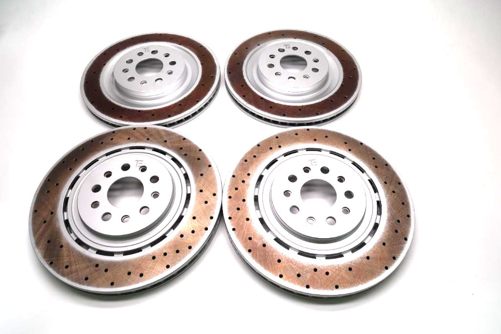 Maserati Ghibli Modena Quattroporte front rear brake disc rotors #1881