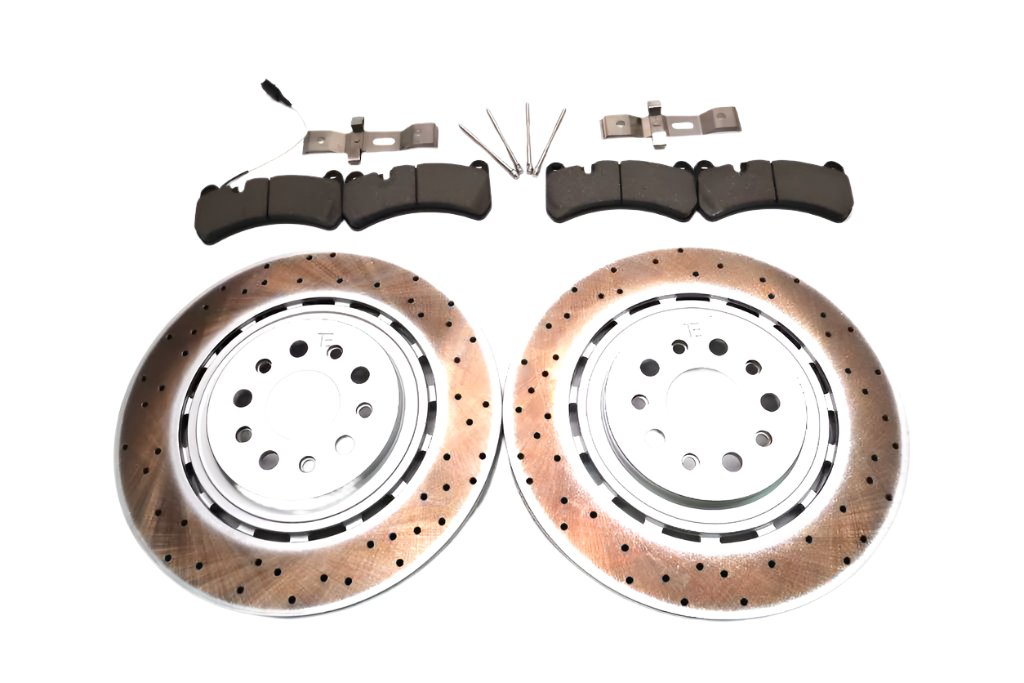 Maserati Ghibli Modena Quattroporte front brake pads & rotors #1882