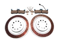 Load image into Gallery viewer, Maserati Ghibli Modena Quattroporte rear brake pads &amp; rotors #1885