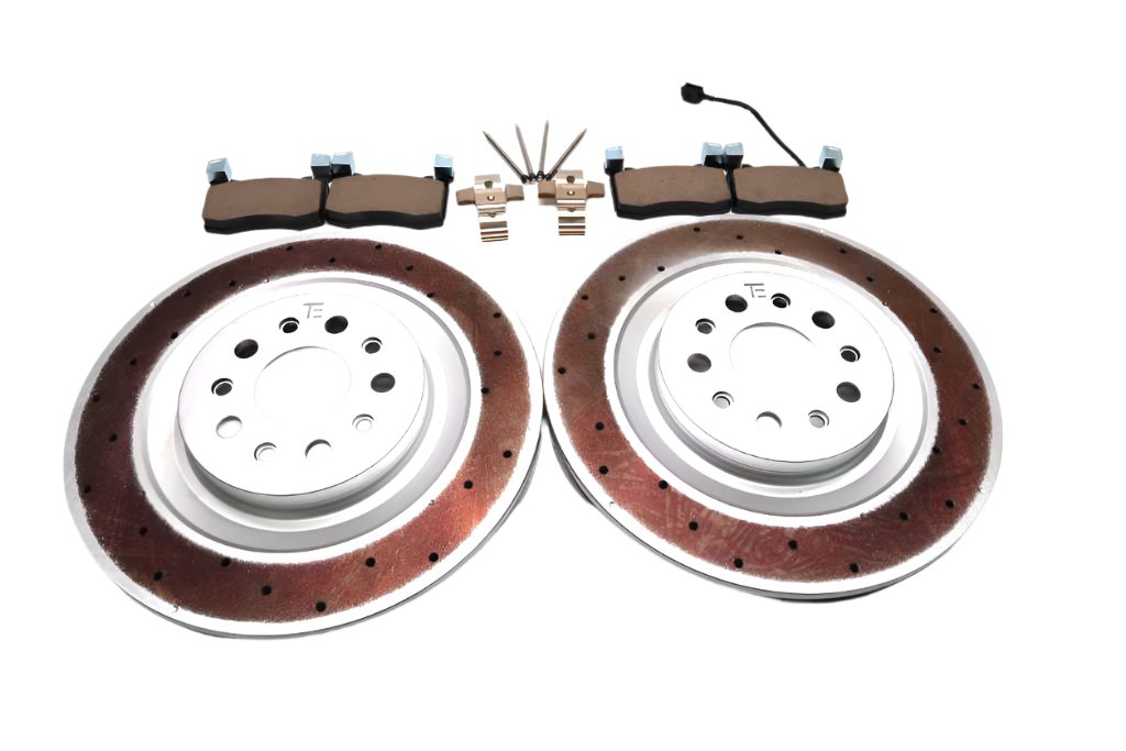 Maserati Ghibli Modena Quattroporte rear brake pads & rotors #1885